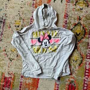 Cropped Disney Minnie Mouse Hoodie size XS